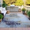 Homeroots 8' X 10' Sky Blue And Gray Abstract Washable Indoor Outdoor Area Rug 632032 - alternate 5