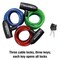 Master Lock 5/16 in. D X 72 in. L Vinyl Coated Steel Locking Cable 8127TRI - alternate 3