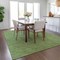 Homeroots 3' X 5' Green And Ivory Geometric Washable Indoor Outdoor Area Rug 602365 - alternate 3
