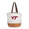 Picnic Time Family Of Brands NCAA Virginia Tech Hokies Coronado Canvas and Willow Basket Tote - Picnic Bag 203-00-187-604-0 - alternate 1