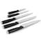 Oster Bridgewall 7 Piece Magnetic Wall Mounted Stainless Steel Cutlery Set in Black 138451.07 - alternate 4