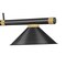 Z-Lite Vanguard Matte Black + Rubbed Brass 3 Light Billiard 3050-3MB-RB-MB15 - alternate 4