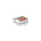 Wago Lever Wire Connector, 12 AWG Max, 3 Port, Transparent, Polycarbonate Insulation, 600 V, 32 A, 50 PK 221-413/K194-4045 - alternate 5