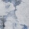 Homeroots 3' X 5' Navy Blue And Ivory Abstract Washable Indoor Outdoor Area Rug 582662 - alternate 6