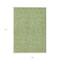 Homeroots 9' X 12' Green Black And Ivory Geometric Washable Indoor Outdoor Area Rug 596732 - alternate 5