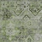 Homeroots 5' X 8' Artichoke Green And Gray Floral Medallion Washable Indoor Outdoor Area Rug 616611 - alternate 3