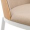 Leisuremod Tule Dining Chair with Velvet Seat & White Steel Frame, Natural Wood/Brown, 4PK TWCNW18BR4 - alternate 5