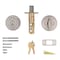 Kwikset Satin Nickel Metal Single Cylinder Deadbolt 96600-874 - alternate 2