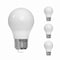 Bulbrite LED Filament, 7 Watt Dimmable A15 Light Bulb, Milky Glass Finish, E26 Base, 3000K, 800 Lumens, 4PK 862060 - alternate 1