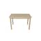 Homeroots 48" Natural Solid Wood Dining Table 548867 - alternate 1