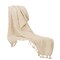 Homeroots Ivory Knitted 100% Cotton Throw Blanket 518783 - alternate 4