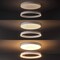 Jonathan Y Jense 23.75" Minimalist Modern Metal Adjustable Dimmable Ring Integrated LED Pendant, White JYL7151B - alternate 6
