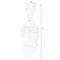 Uniquewise Elegant 3-Piece Tall Floor Vase Set - Glossy White, Black, and Red - 37.5in High, 14in QI003713.3 - alternate 4