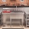 Koolmore 2 Compartment Stainless Steel NSF Commercial Kitchen Prep & Utility Sink with  Drainboard SB121610-16L3 - alternate 5