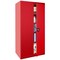 Sandusky Lee Storage Cabinet, 72 in H, 36 in W, 18 in D, Recessed, Keyed, Red, 4 Shelves EA4R361872-01 - alternate 6
