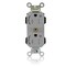 Leviton Straight Blade Receptacle, 5-15R, 15 A, 125V AC, Self-Grounded MT562-2SG - alternate 1