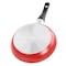 Oster Claybon 9.5 Inch Nonstick Frying Pan in Speckled Red 80669.01 - alternate 4