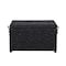 Happimess Jacob 31.5in Hand-Woven Wicker Storage Trunk, Distressed Black HPM9003D - alternate 6