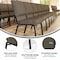 Flash Furniture Advantage Jute Church Chair 20.5" Wide PCHT-112 - alternate 8