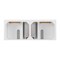 James Martin Vanities Lorelai 60'' D Vanity, Bright White w/ Jasmine Pearl Silestone Top w/FreePower Wireless Charger 424-V60D-BW-FEJP - alternate 4