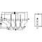 Siemens bus connectors broadened front mounted 4 units accessory for: 3VA55 3VA9674-0QC00 - alternate 2
