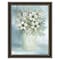 Homeroots White Blooms Black Framed Print Wall Art 530120 - alternate 1