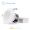 Infibrite 4 In 12W 5CCT Color Selectable LED Recessed Downlight, 1200 Lumens, Triac Dimmable, 24PK IB-023-8-12W-WH-24PK - alternate 1