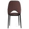 Leisuremod Amalfi Collection Fabric Modern Dining Chair in Plum Purple, 2PK AC48PR2 - alternate 5