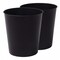Happimess Nolan Modern Classic Smooth Steel 2 Gal Waste Bin, Matte Black, 2PK HPM1113A-SET2 - alternate 5