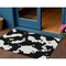 Homeroots 3' X 5' Black And Ivory Abstract Washable Indoor Outdoor Area Rug 614509 - alternate 1