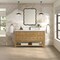 James Martin Vanities 60 in. Single Vanity, Light Natural Oak, w/Single Hole 3 CM White Zeus Quartz Top & Backsplash 330-V60S-LNO-1WZ - alternate 5