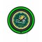 Holland Bar Stool Northern Michigan University 15 Double Neon Wall Clock Clk15BK - alternate 1