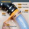 Powertec 4 in Integrated Blast Gate Clog Resistant, Anti Gap Tapered ABS Plastic Fitting (Patented) 70295 - alternate 2