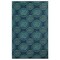 Mad Mats Molly Series Outdoor Mat, 6 ft L, 4 ft W, Plastic Rug, Aqua/Black 21821 - alternate 1