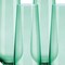 Homeroots Set of Four Green Crystal Narrowing Shape Stemmed Flute 485157 - alternate 3