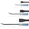 Neiko Pry Bar, 3 Piece Angled Tip Pry Bar Set, 8 in, 12 in & 17.5 in Crow Bar with Go Through Striking Cap 00251A - alternate 4