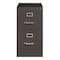 Hirsh 15 in W 2 Drawer Vertical File Cabinet, Medium Tone, Letter 24064 - alternate 3