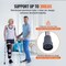 Vevor Underarm Crutches 13-Level Height Adjustable Under Arm Walking Crutches, 2PK FBL570323 - alternate 3
