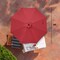 Simple Deluxe 9ft Outdoor Market Table Patio Umbrella w/ Button Tilt, Crank and 8 Sturdy Ribs for Garden, Red, 2PK LGBRLA9REDX2 - alternate 3