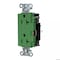 Hubbell Wiring Device-Kellems Straight Blade Receptacle, 5-20R, 20 A, 125V AC, 2 Pole, 3 Wire, Surface Mount, Grounded HBL2162STGN - alternate 1