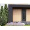 Vdomdoors Front Exterior Prehung Steel Door Ronex1477 Black Enamel Transom Window Sidelite Stainless Inserts RONEX1477EXD-BLK-W36xH80+16-LH-I - alternate 5