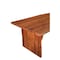 Homeroots 73" Brown Solid Wood Dining Bench 522087 - alternate 4
