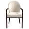 Leisuremod Opaline Series Elegant Wooden Dining Chair in Brown/Cream OC24BRCR - alternate 5