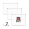 C-Line Products 8-1/2" x 11" Clear Zip 'N Go Reusable Poly Envelope with Outer Pocket, 3/PK, 8PK/BX, 2BX/CT 48117-BX - alternate 1