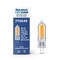 Bulbrite LED Filament, 1.8 Watt Dimmable T5 Light Bulb, Clear Glass Finish, G4 Base, 2700K, 140 Lumens, 4PK 862037 - alternate 4