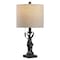 Jonathan Y Gaston 20.5" Resin Mini LED Table Lamp, Antique Black JYL1031B - alternate 1