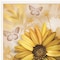 Homeroots Set Of Two Yellow Flowers And Butterflies White Framed Print Wall Art, 2PK 407176 - alternate 3