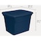 Sterilite 18 Gal./68L Marine Blue Tote 17317408 - alternate 1