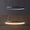 Jonathan Y Brice 23.75" Modern Contemporary Metal Round Dimmable Integrated LED Pendant, Navy JYL7203F - alternate 4