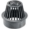 Nds 3" Black Plastic Atrium Grate, Connects To 3" Drain Pipes And Fittings 74 - alternate 2